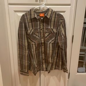 Merrell long sleeve button down large